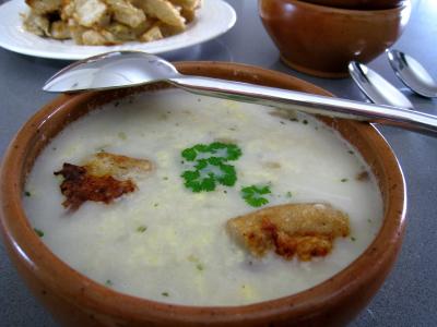 Image : Soupe de poulet au Pécorino à l'italienne