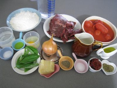 Ingrédients pour la recette : Pâtes spaghettis à la bolognaise