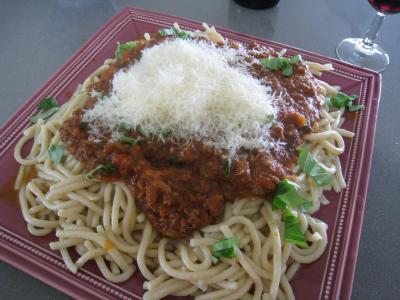 Pâtes spaghettis à la bolognaise - 16.4