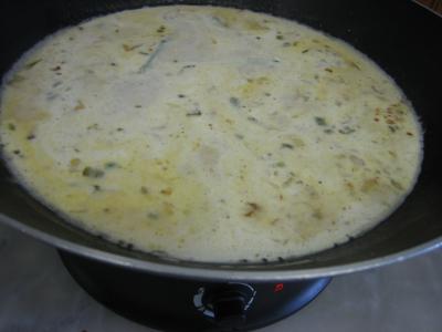 Crème d'asperges aux gésiers confits et magret à la landaise - 8.2