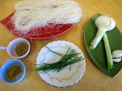 Ingrédients pour la recette : Galettes de vermicelles de riz
