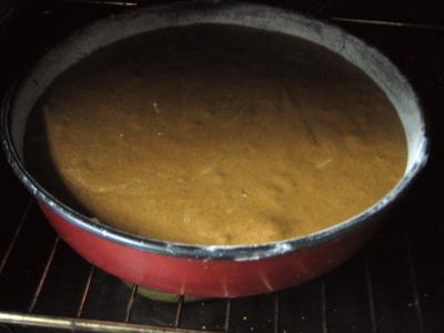 Gâteau au chocolat et son coulis de melon et pêches - 8.4