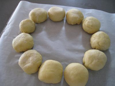 Pain au beurre en couronne façon antillaise  - 7.1