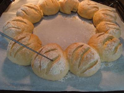 Pain au beurre en couronne façon antillaise  - 9.2