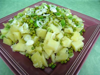 Image : Pommes de terre et saumon en salade