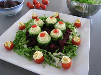 Image : recette Concombre farci au nid de Pâques