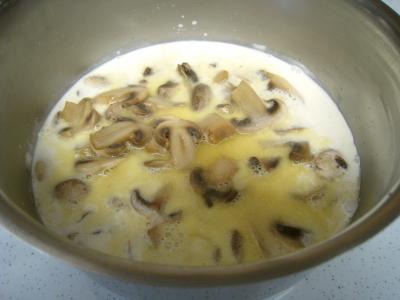 Pouding à la mozzarella et sa sauce aux champignons - 10.2