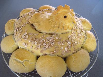 Poule de Pâques et ses oeufs - 9.2