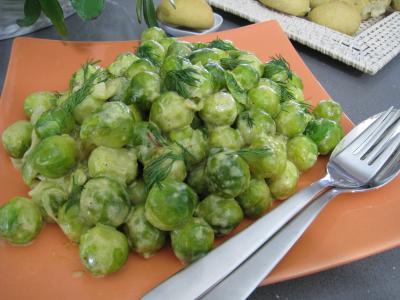 Les grands classiques : Choux de Bruxelles à la moutarde