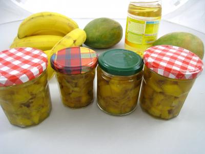 Image : recette Achards à la mangue à la mauricienne