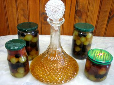Image : recette Raisins au vinaigre parfumé