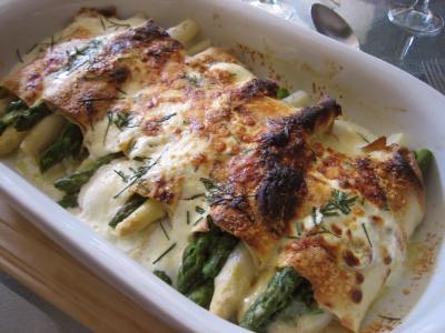 Omelette aux asperges gratinées - 7.3