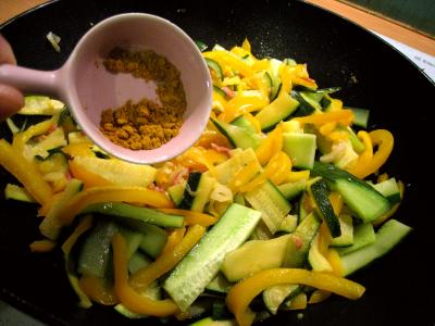 Sauté de légumes et ses oeufs au bain-marie - 7.3