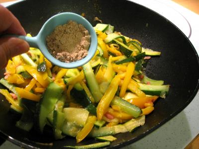 Sauté de légumes et ses oeufs au bain-marie - 7.4