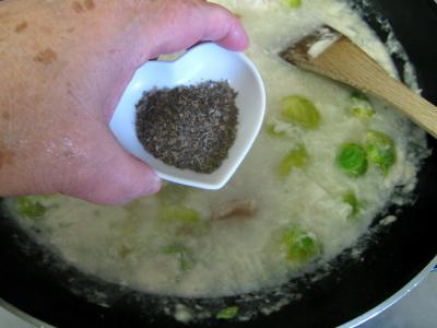 Soupe de choux de Bruxelles et espadon - 6.4