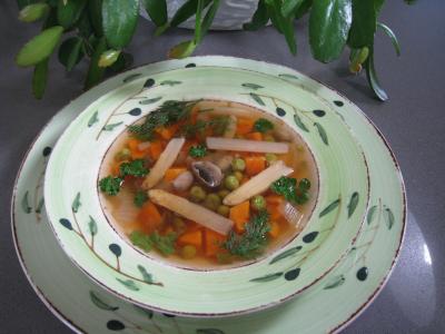 Image : Minestrone aux asperges