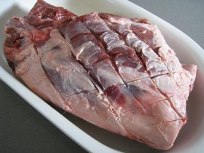 Gigot caramélisé au miel - 1.4