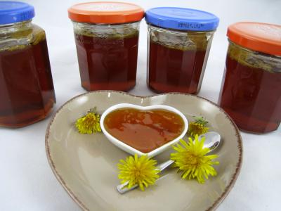 Image : Gelée ou cramaillote de fleurs de pissenlits