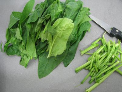 Polenta aux ognasses, aux épinards et aux asperges - 4.1