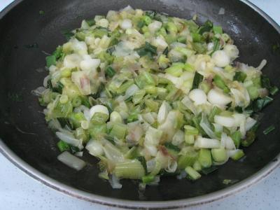 Polenta aux ognasses, aux épinards et aux asperges - 12.1