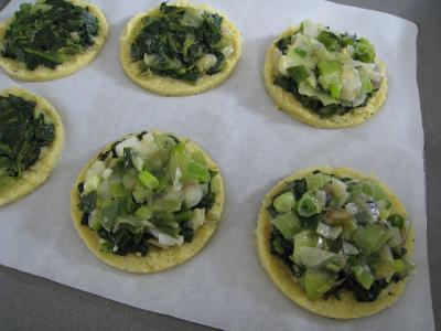 Polenta aux ognasses, aux épinards et aux asperges - 12.2