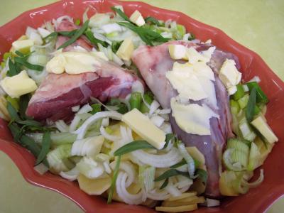 Souris d'agneau aux pommes de terre et aux oignons - 5.4