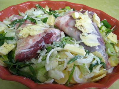 Souris d'agneau aux pommes de terre et aux oignons - 7.1