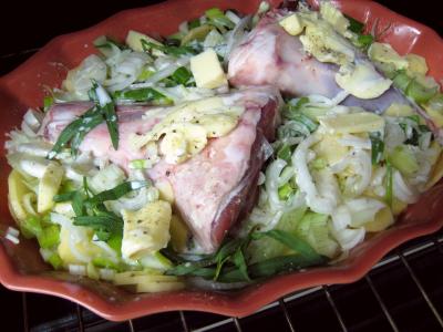 Souris d'agneau aux pommes de terre et aux oignons - 7.2