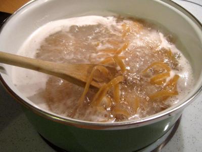 Tagliatelles d'épeautre aux brocolis et au magret - 4.2