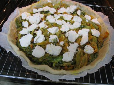 Tarte aux asperges au fromage frais de chèvre - 11.1