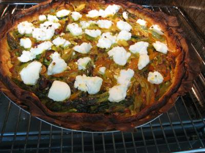 Tarte aux asperges au fromage frais de chèvre - 11.2