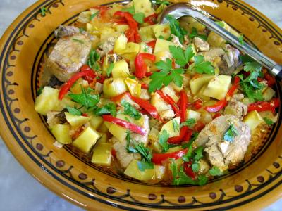 Cuisine diététique : Thon jardinière à la façon orientale