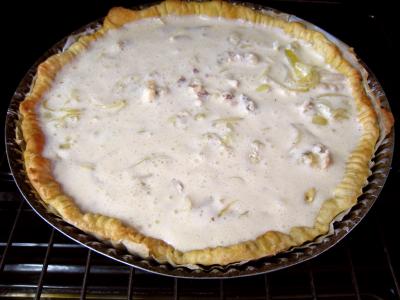 Tarte aux grenouilles et aux oignons - 10.4