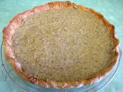Recette Tarte aux litchis et aux framboises