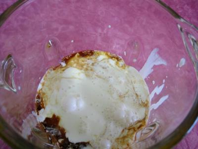 Tarte pascale au café et son coulis de poires - 5.4