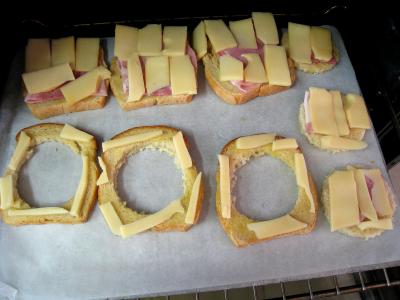Tartines à l'oeuf et au gruyère - 4.2