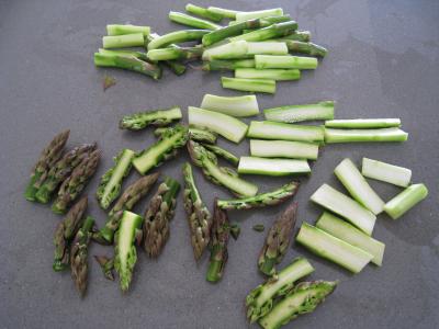 Sauté d'asperges, de chou et d'ognasses - 4.4