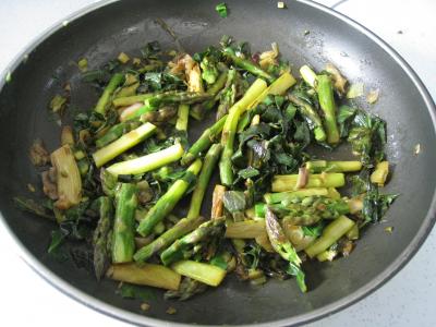 Omelette d'asperges au chou et aux ognasses - 7.1