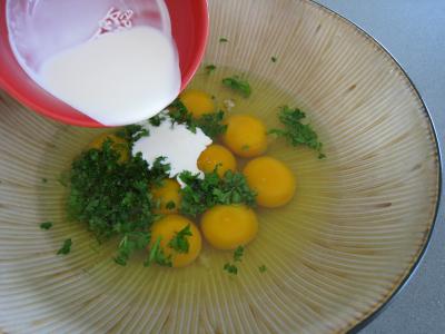 Omelette d'asperges au chou et aux ognasses - 8.3