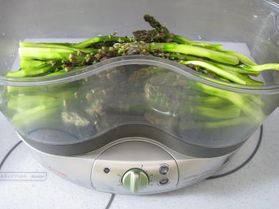 Image : Asperges à la vapeur