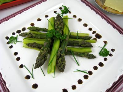 Image : Asperges à la vapeur