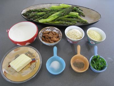 Ingrédients pour la recette : Asperges gratinées