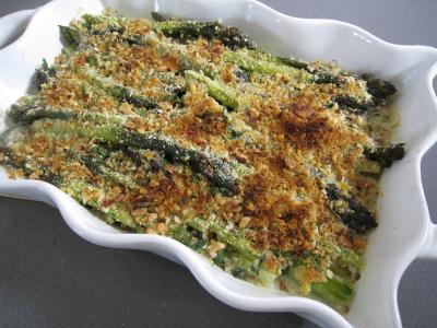 Image : Asperges gratinées