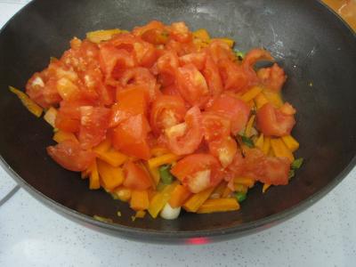 Sauté de carottes et fèves à la semoule - 6.4