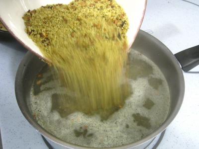 Image : Sauté de carottes et fèves à la semoule