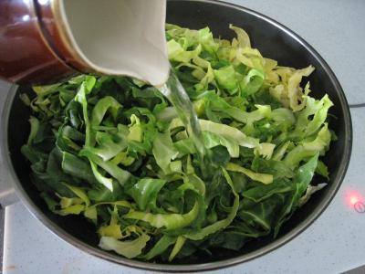 Sauté de chou pointu aux patates douces - 4.2