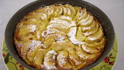 Image : Flamusse ou flan aux pommes façon bourguigonne