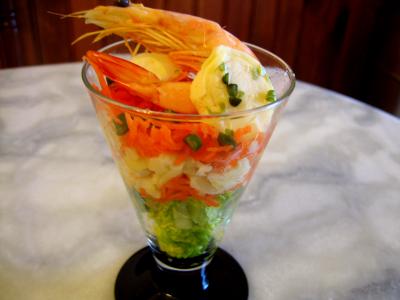 Image : Verrine au coeur de palmier
