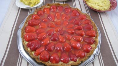 Image : Tarte aux fraises 