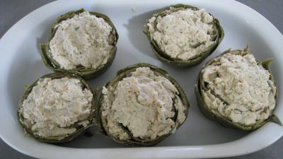 Artichauts farcis à la perche - 13.3